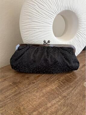 Express beaded evening clutch